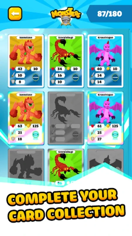 Monsters TCG trading card game for Android - Download the APK from AppHuts