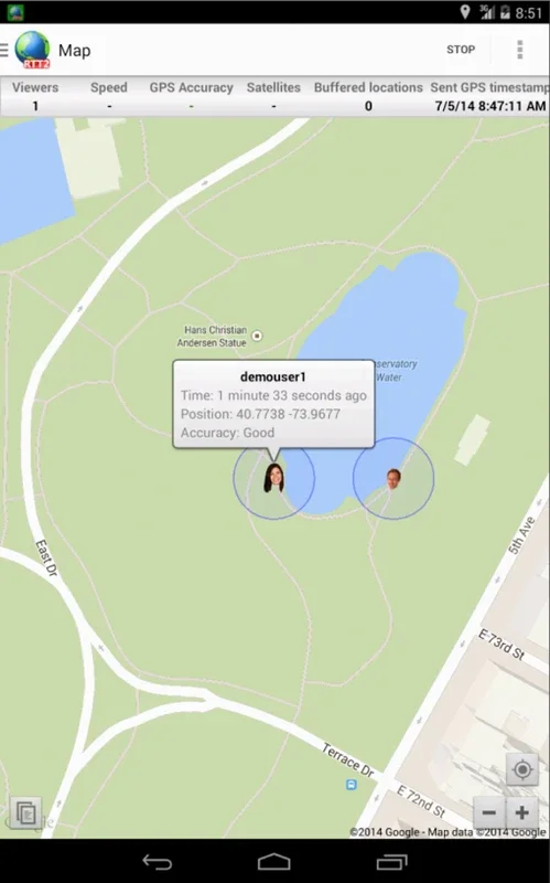 Real-Time GPS Tracker 2 - RTT2 for Android - Download the APK