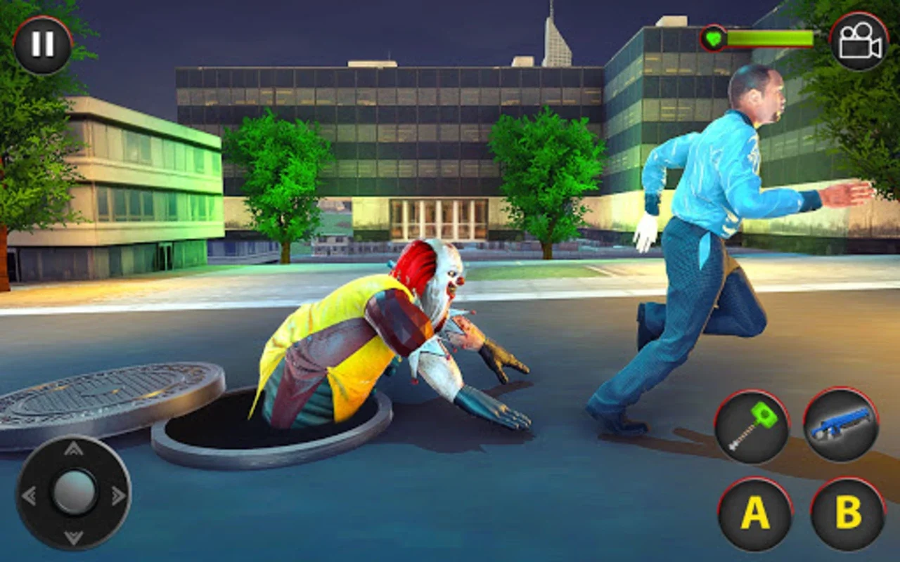 Scary Clown Horror Games 3D for Android - Terrifying City Takeover