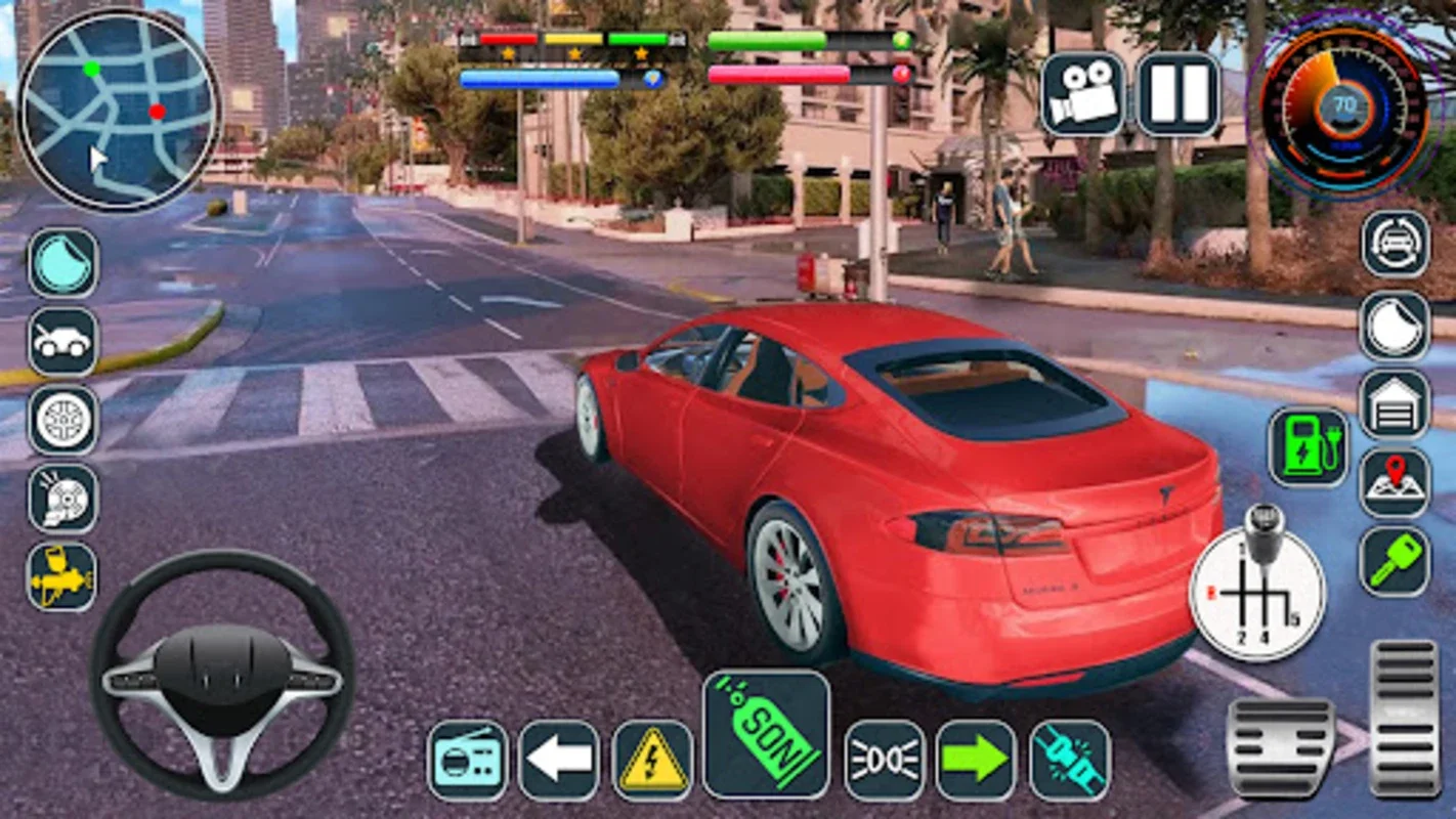 Electric Car Game Simulator for Android - Realistic Electric Vehicle Simulation