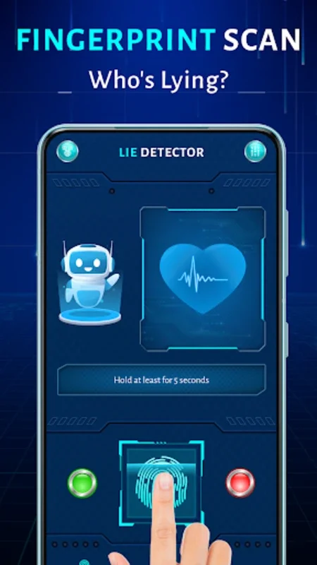 Lie Detector Test for Android - Fun Pranks for Friends and Family