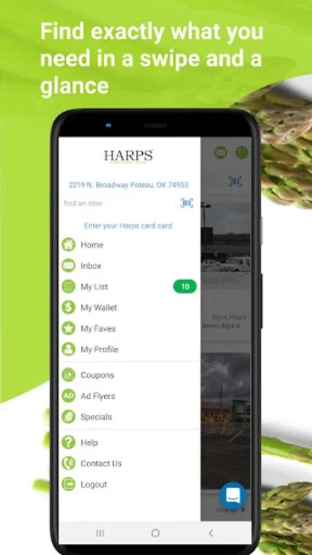 Harps Food for Android - Simplify Grocery Shopping