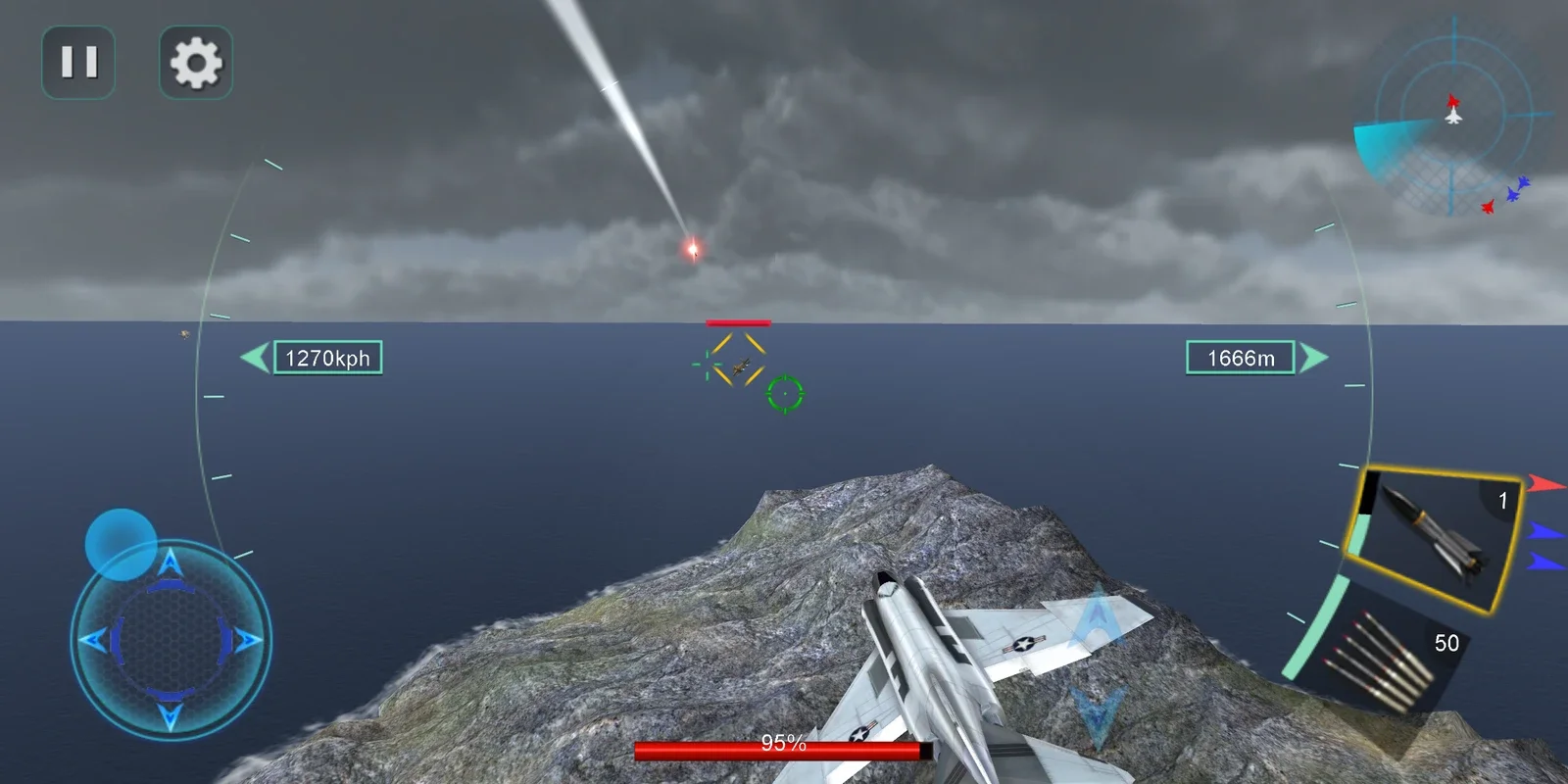 Sky Fighters 3D for Android - Intense Aerial Battles