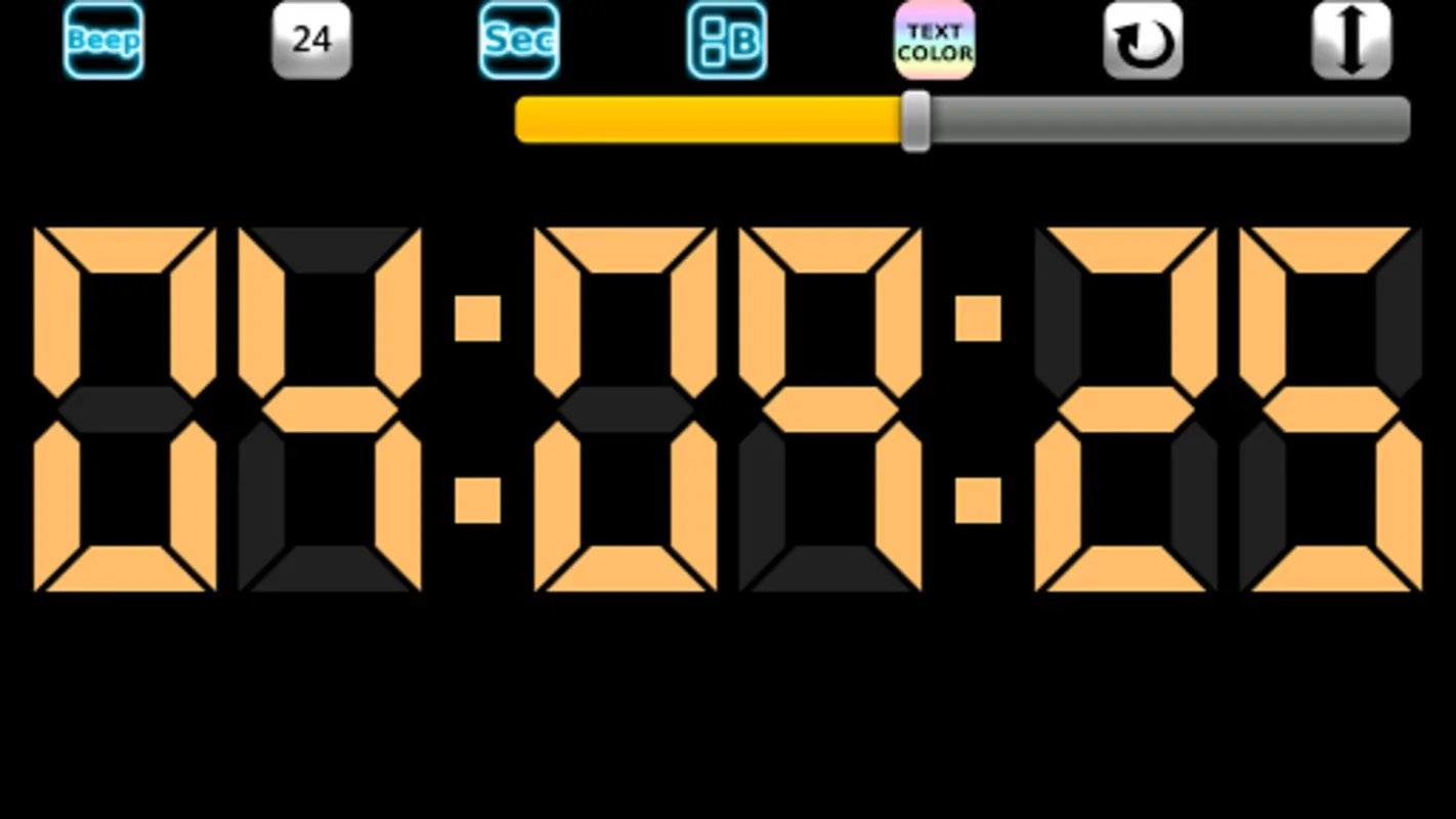 Digital Table Clock 2 for Android - No Downloading Needed