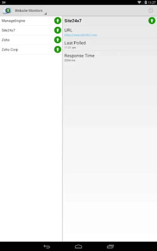 Site24x7 Mobile Network Poller for Android: Optimize Mobile Monitoring