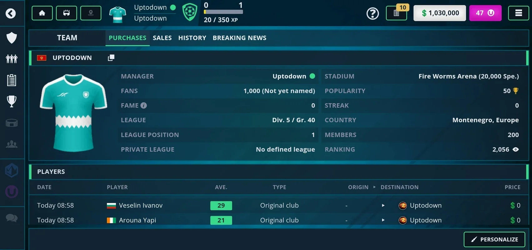 Striker Manager 3 for Android - Immersive Football Experience