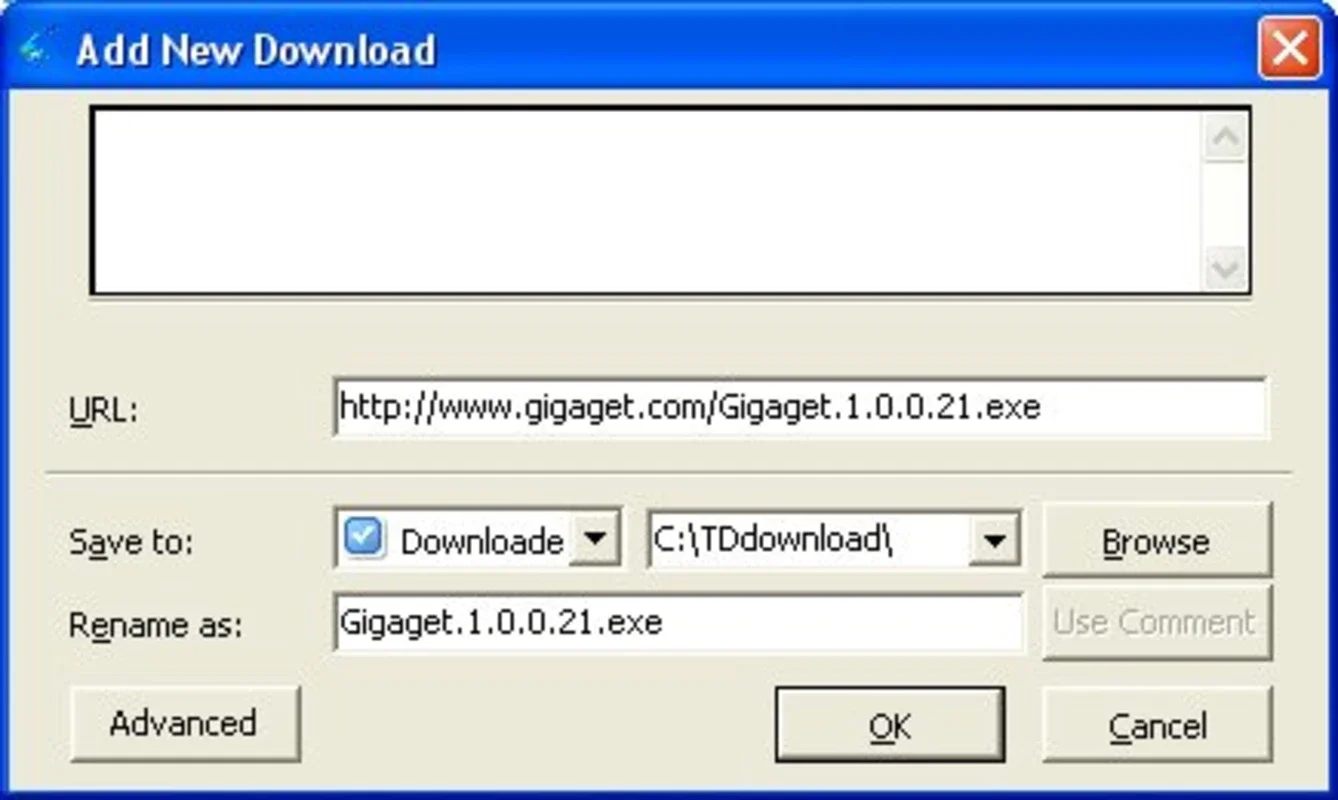 GigaGet for Windows - Boost Your Downloads for Free