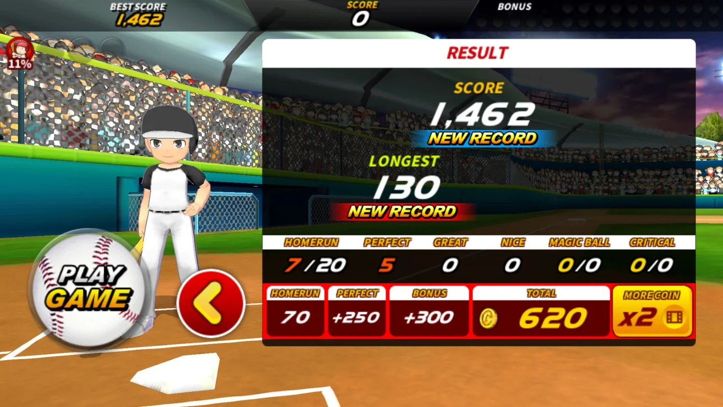 Homerun King for Android - No Downloading Needed