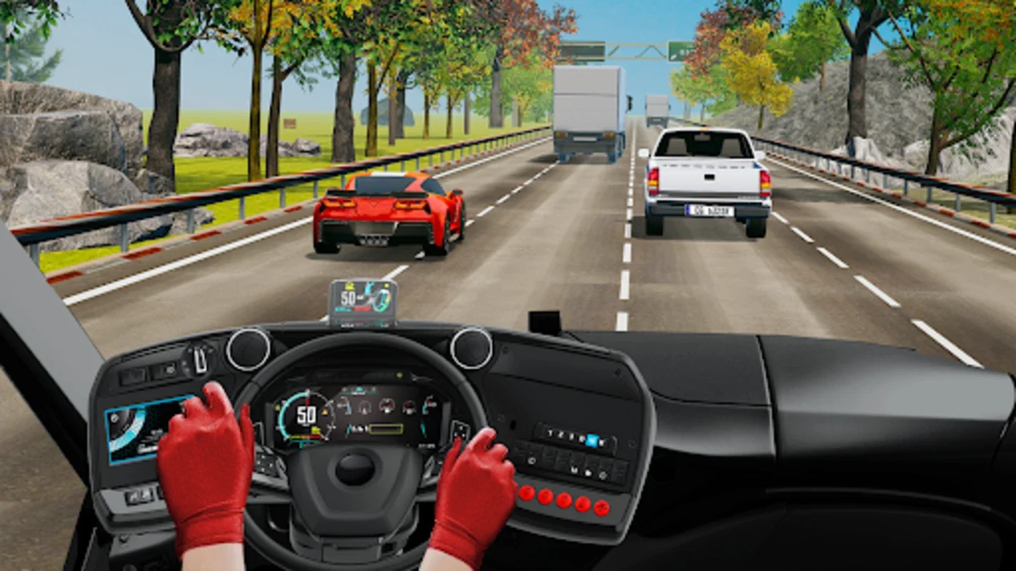 Racing in Bus - Bus Games for Android - No Downloading Required