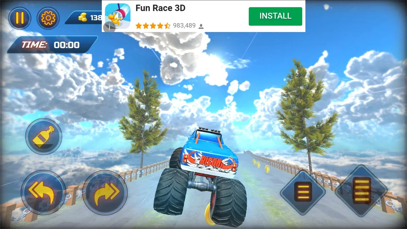 Monster Truck Stunts for Android - Thrilling 3D Racing