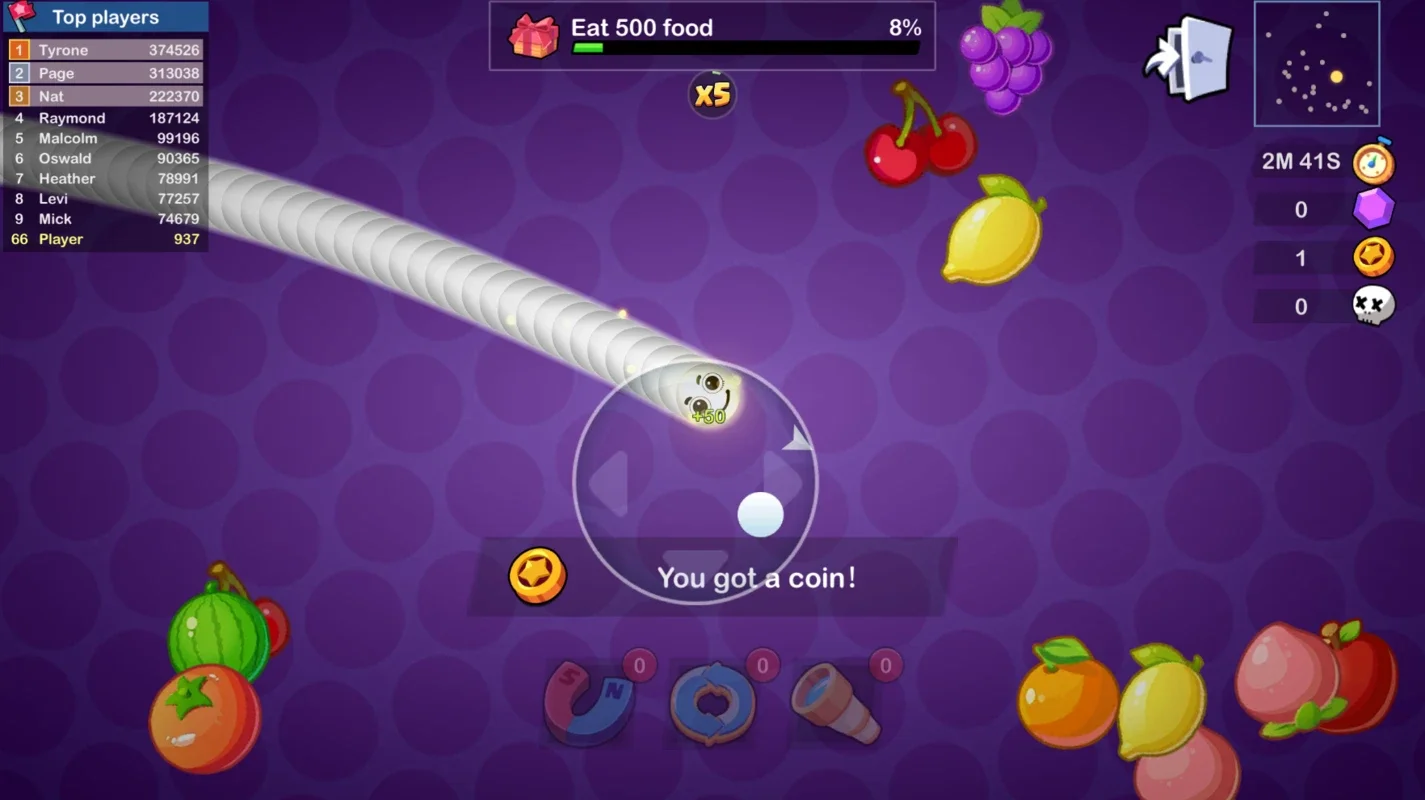 Worms Merge for Android - Grow Your Snake and Outwit Rivals