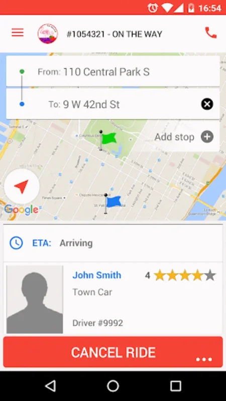 Flamingo for Android - Manage Ground Transportation Easily