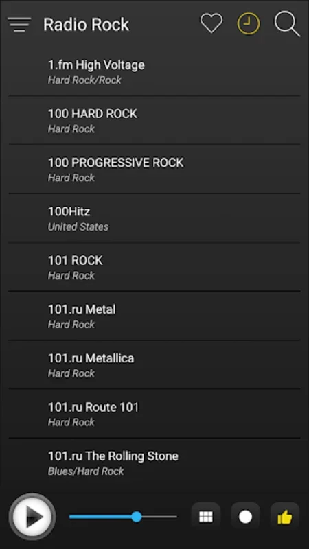 Rock Radio FM AM Music for Android - Stream Rock Hits