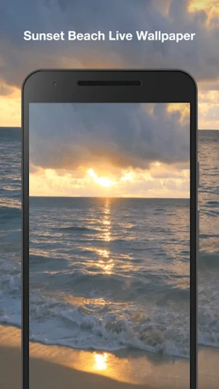 Sunset Beach Live Wallpaper for Android - Serene Beach Scenes