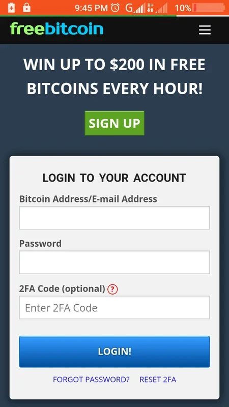 Freebitcoin every hour for Android - Earn Bitcoin Hourly