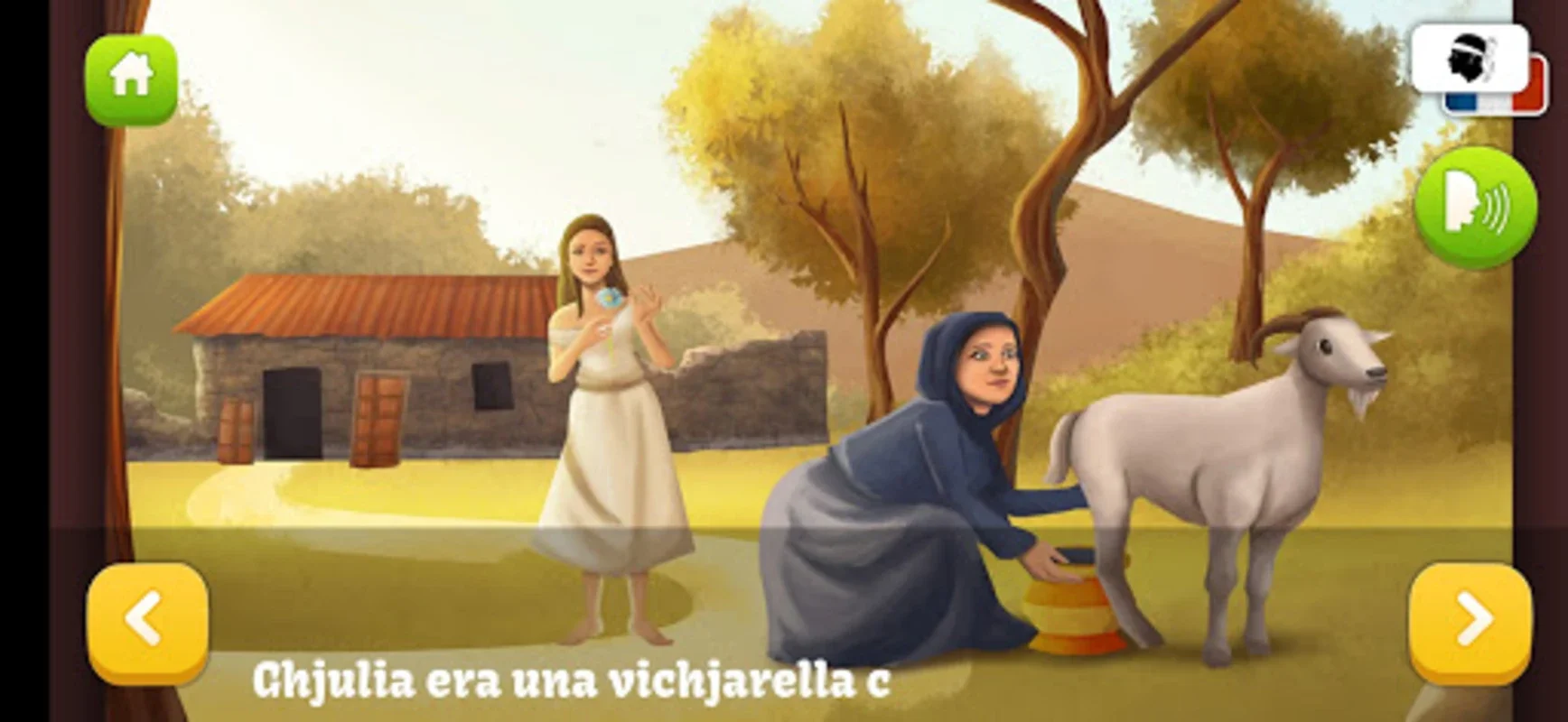 Contes en langue corse for Android - Immerse in Trilingual Tales