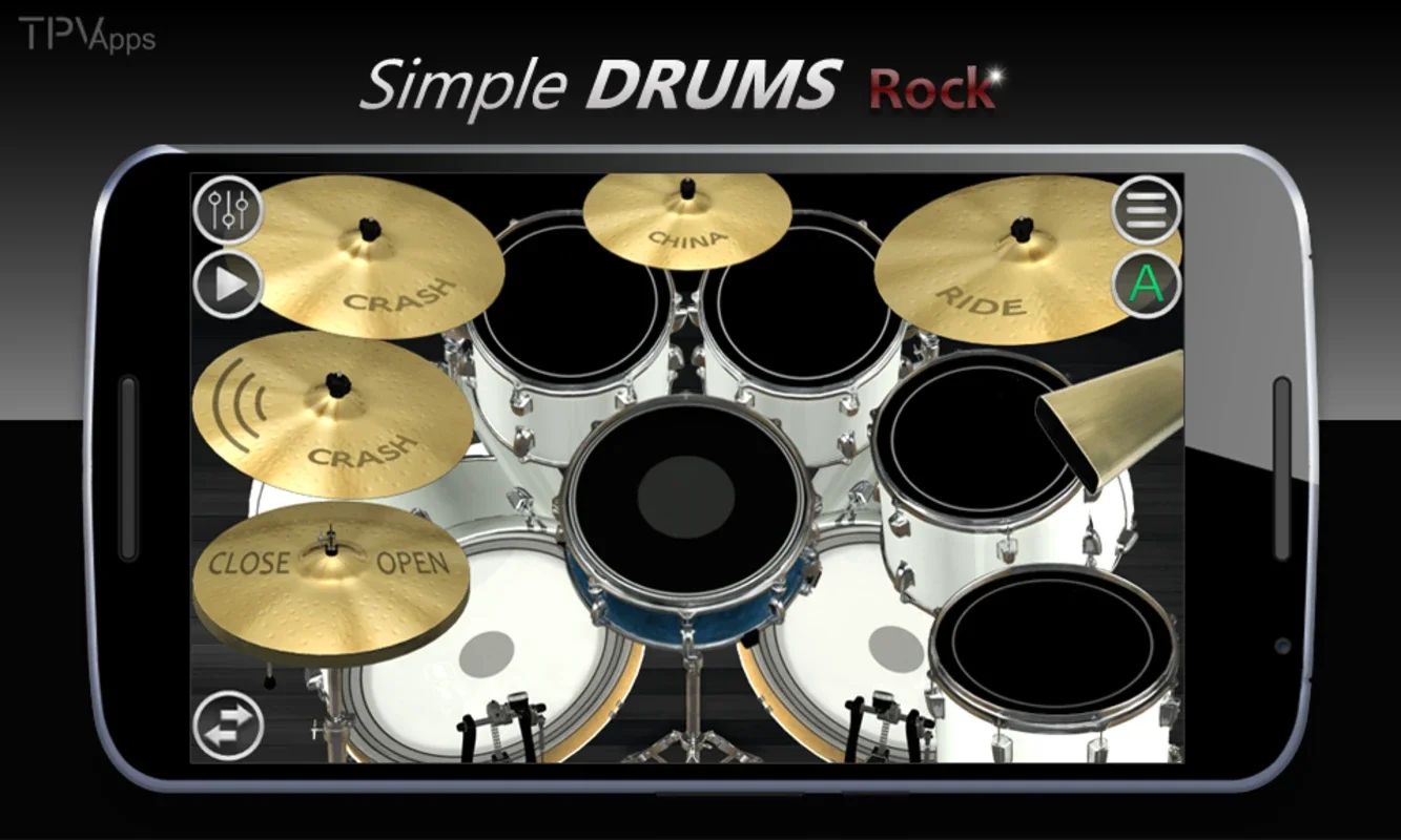 Simple Drums Rock for Android - Enjoy Realistic Drumming