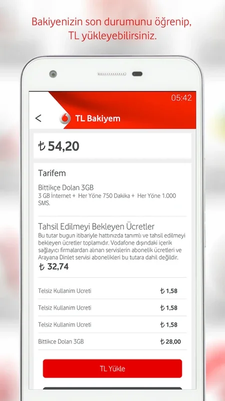 Vodafone Yanımda for Android - Manage Vodafone Services