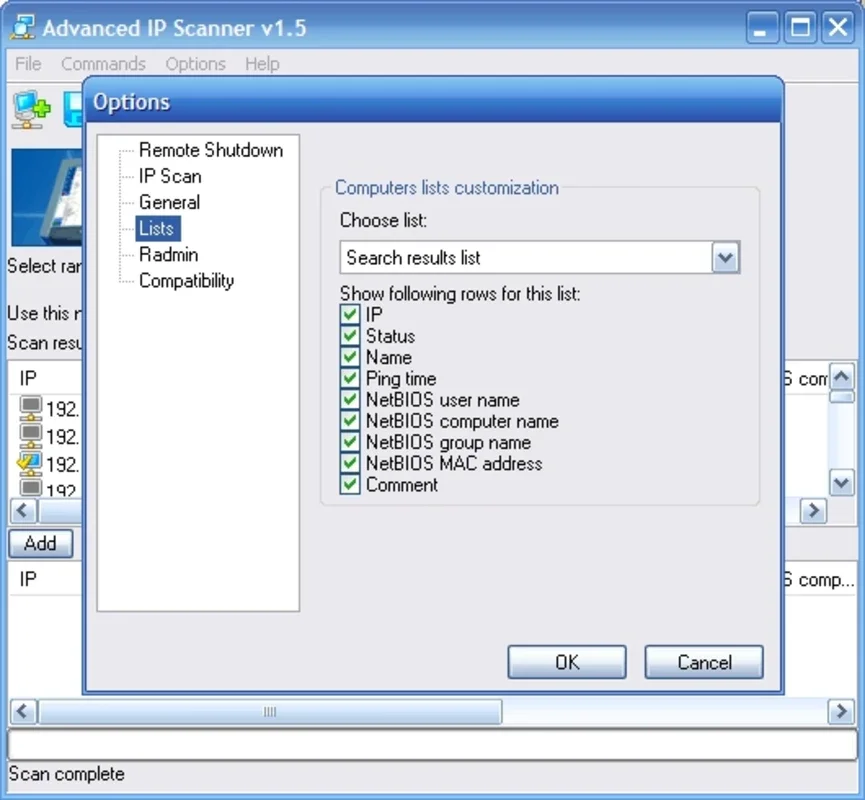 Advanced IP Scanner for Windows - Network Scanning & Interaction