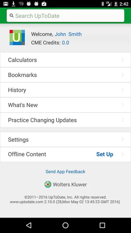 UpToDate for Android: Evidence-Based Medicine at Your Fingertips