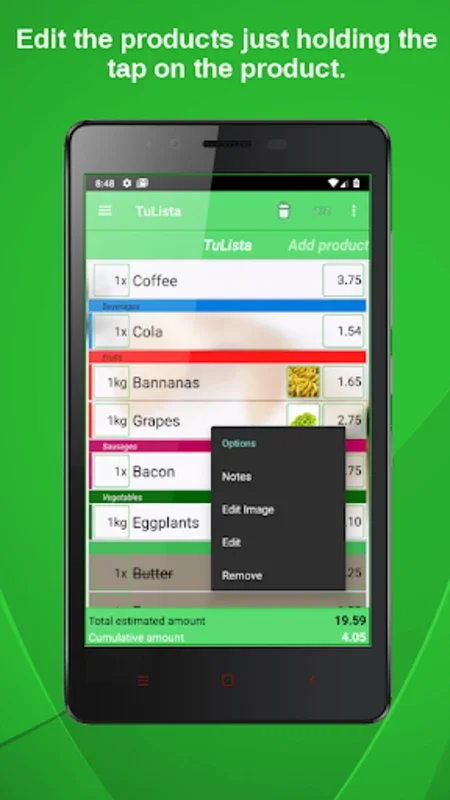 TuLista for Android - Manage Grocery Lists Easily