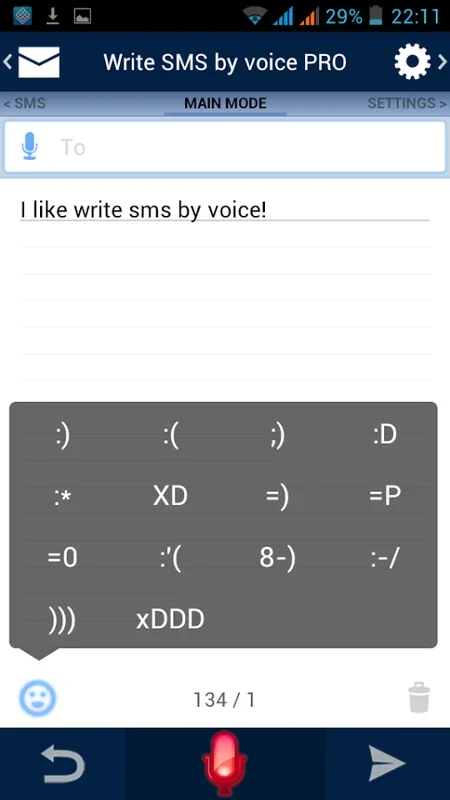 Write SMS by voice for Android - Seamless Voice-to-Text Conversion