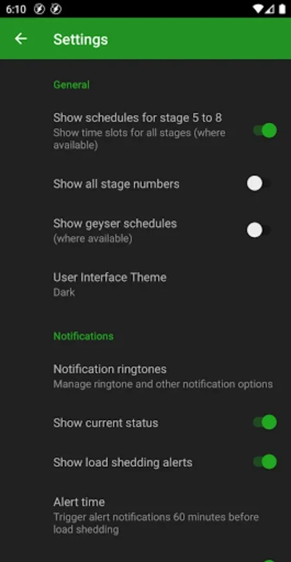 Load Shedding Notifier for Android - Stay Informed about Power Outages