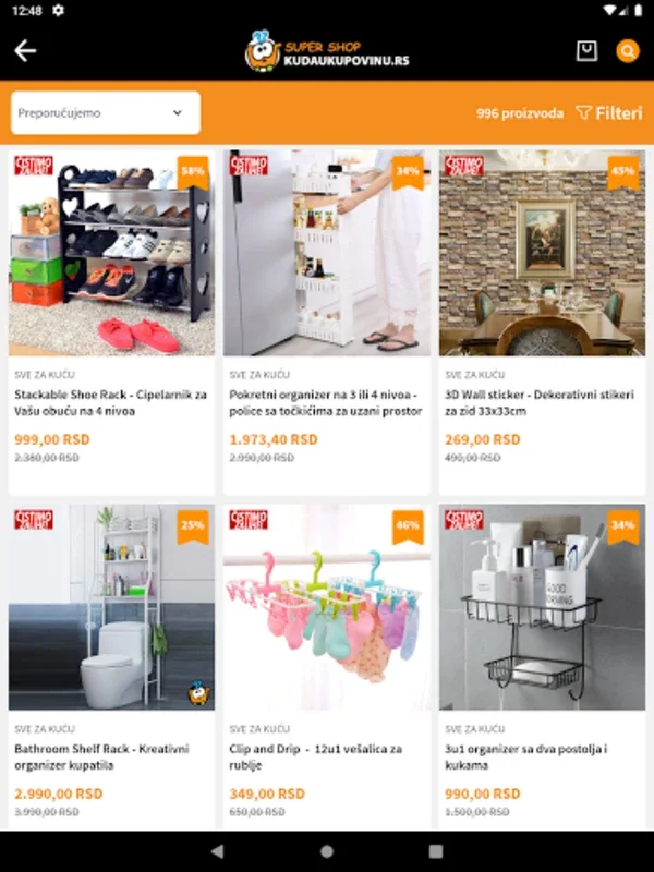 Kudaukupovinu for Android - Enhance Shopping in Serbia