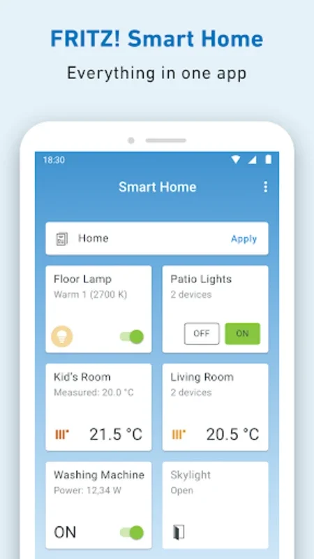 FRITZ!App Smart Home for Android - Manage Your Smart Home Effortlessly