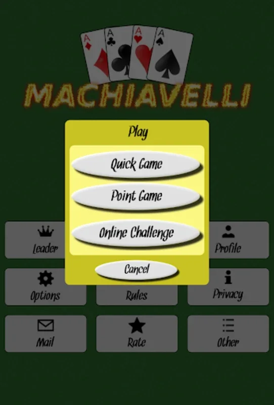 Machiavelli for Android - A Strategic Card Game