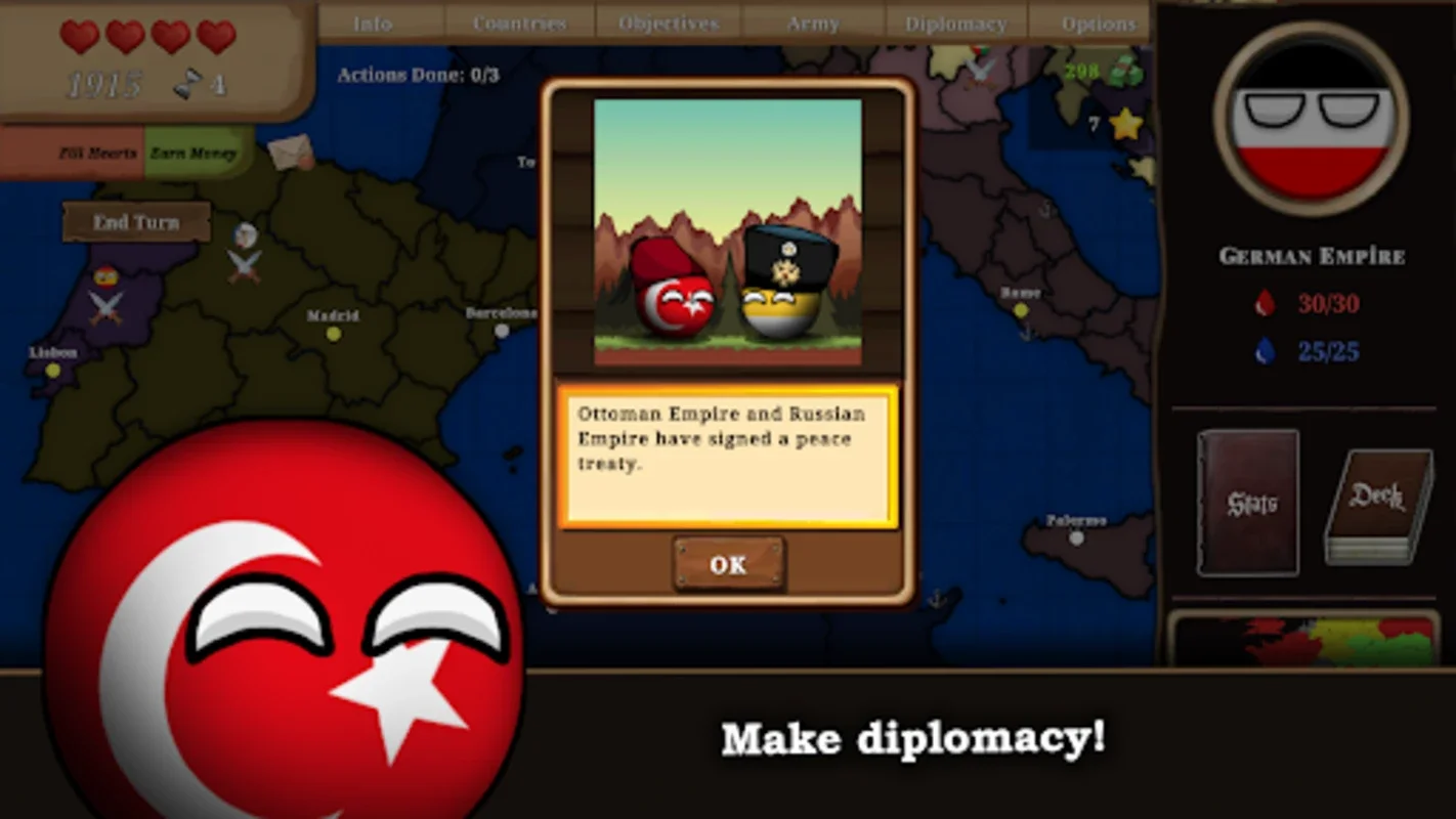 Countryball: Europe 1890 for Android - Strategic Card Combat in History