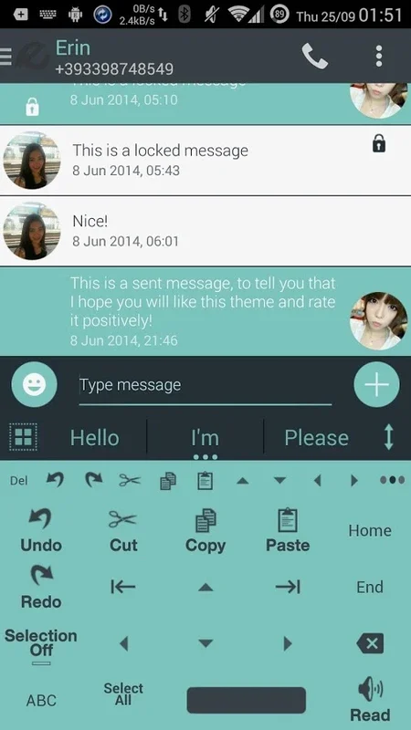 ai.type Android L Inverted Theme for Android - Enhance Typing