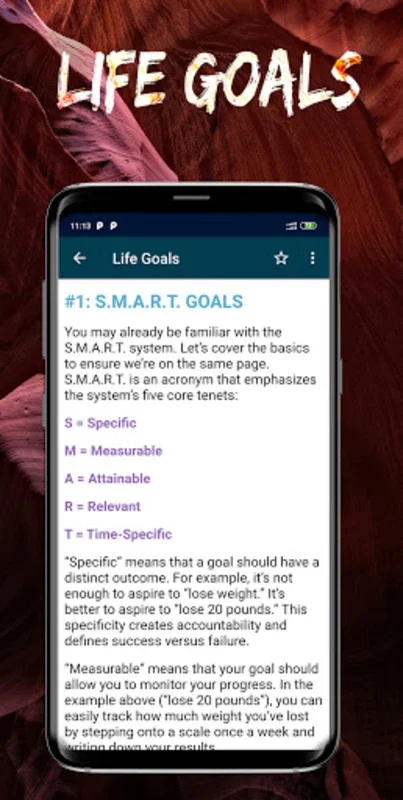 Achieve your Goals for Android - Empowering Personal Growth