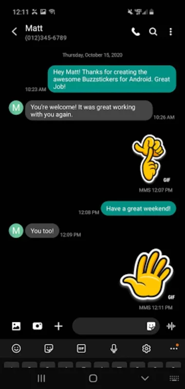 BuzzStickers for Android: Enhance Messaging