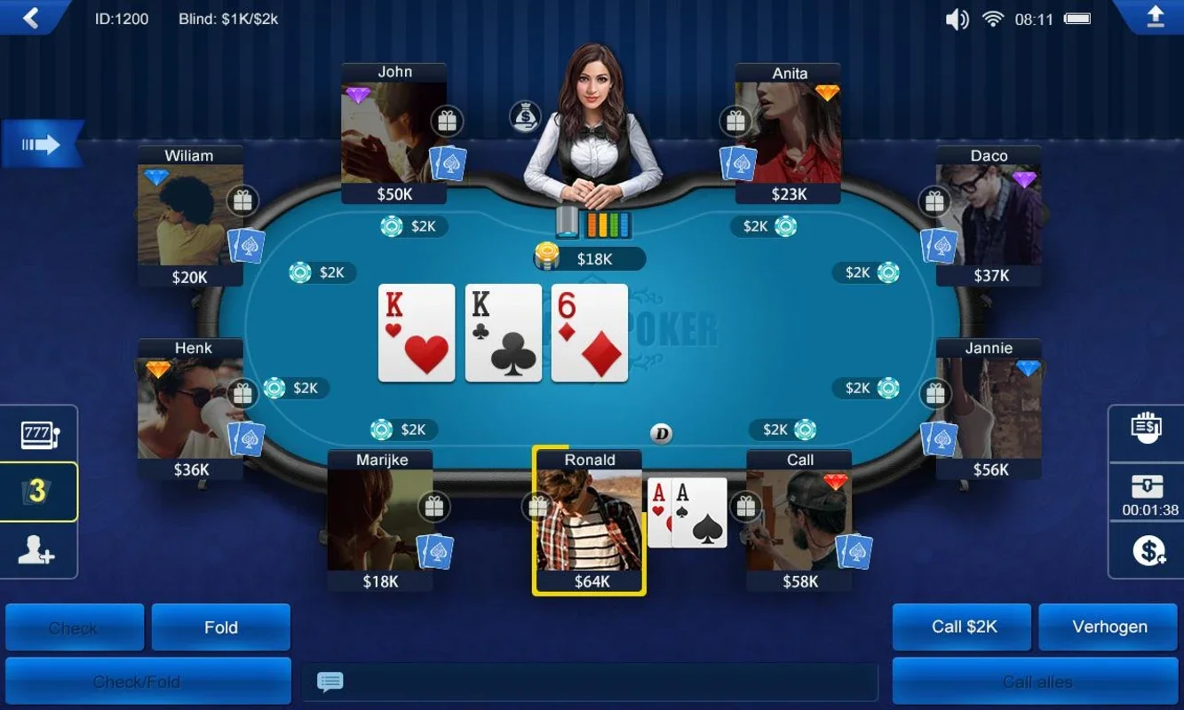 Holland Poker HD for Android - Realistic Poker Experience