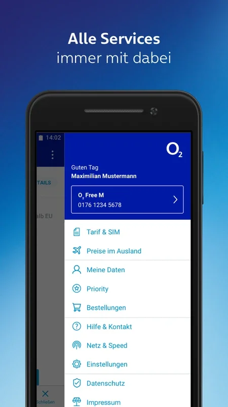 Mein o2 for Android - Manage O2 Services Easily