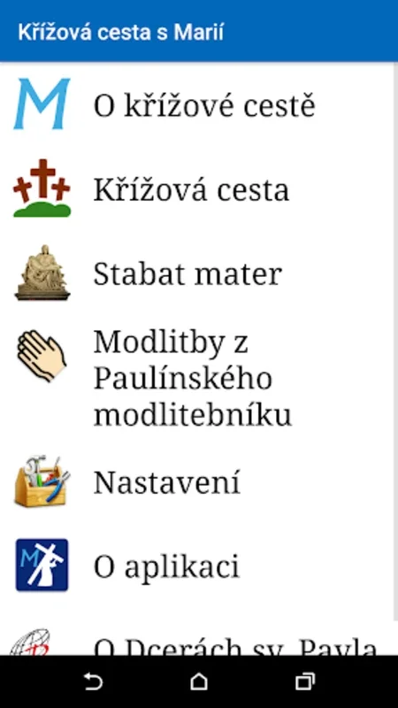 Křížová cesta s Marií for Android: Spiritual Exploration App