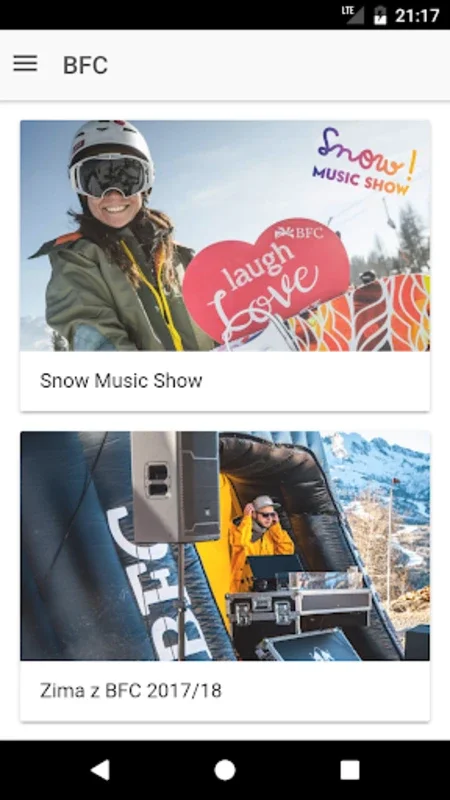 BFC for Android - Enhance Your Event Experience