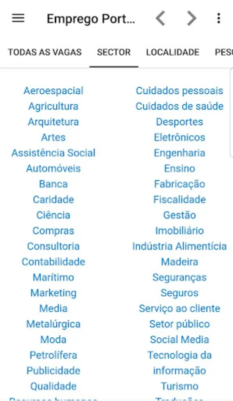 Emprego Portugal for Android - Comprehensive Job Search