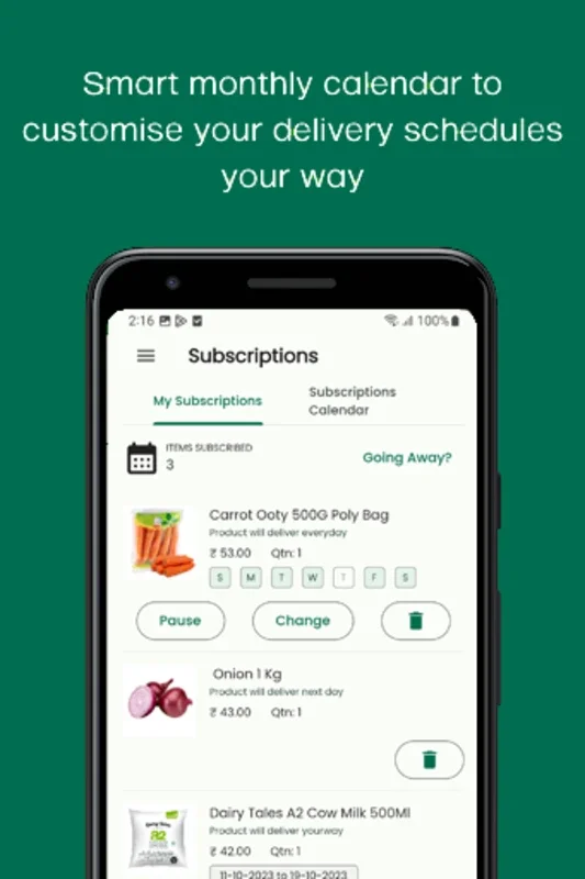 SimpliSubscribe for Android - Seamless Grocery Delivery