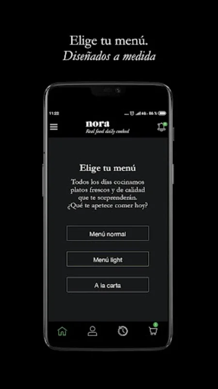 Nora - Real Food Daily Cooked for Android: Delicious & Sustainable Meals