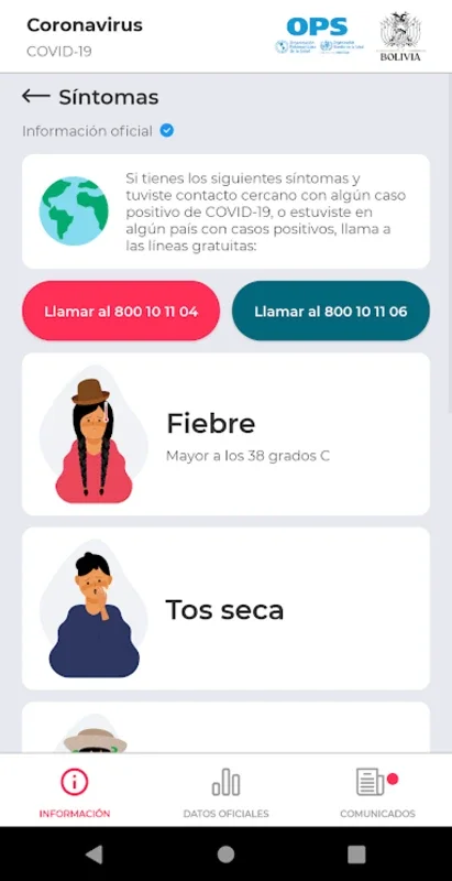 Coronavirus Bolivia for Android - Stay Informed