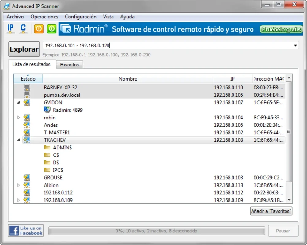 Advanced LAN Scanner for Windows - Fast Port Scanning