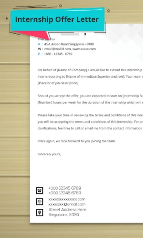 Letter Writing Templates for Android - Craft Professional Letters