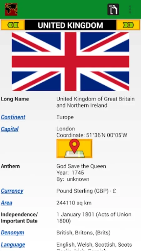 Countrypedia for Android: Comprehensive Country Info