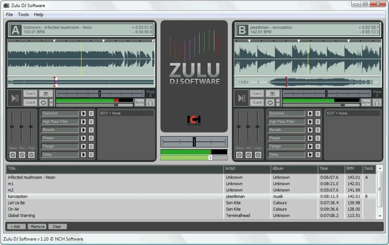 Zulu DJ Software: Free Music Mixing for Windows