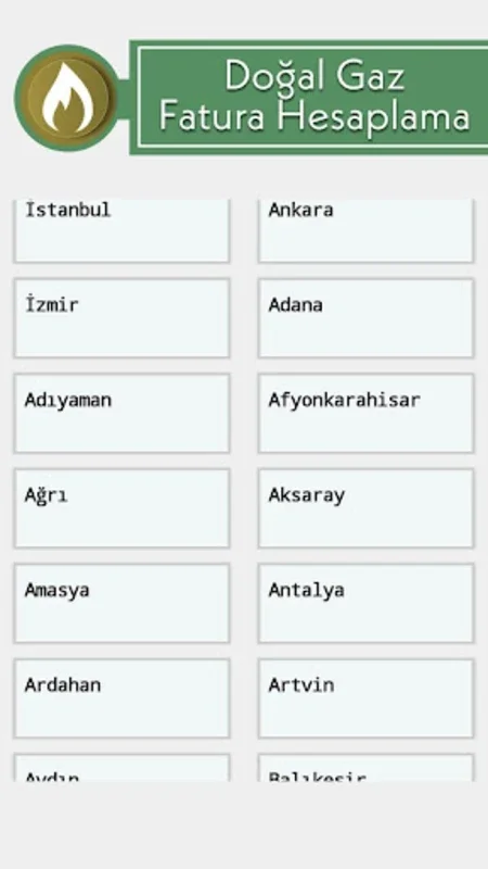 Doğalgaz Fatura for Android - Manage Energy Costs