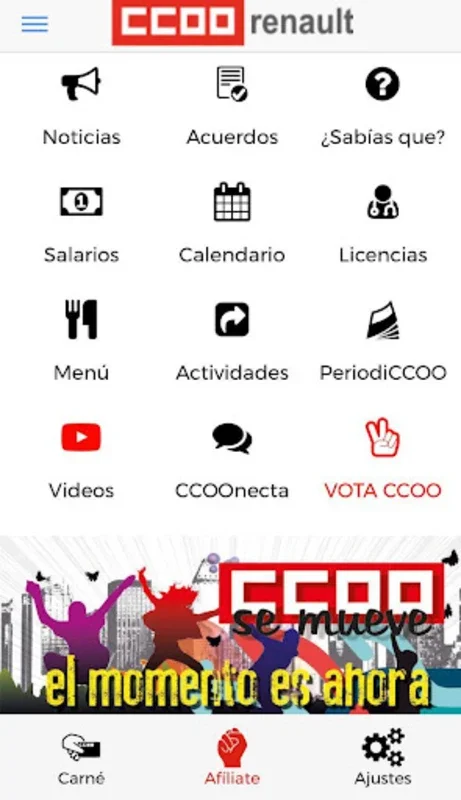 CCOO APP for Android - Intuitive Experience on Your Device