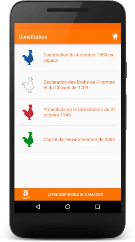 La Constitution française for Android: Access Legal Knowledge