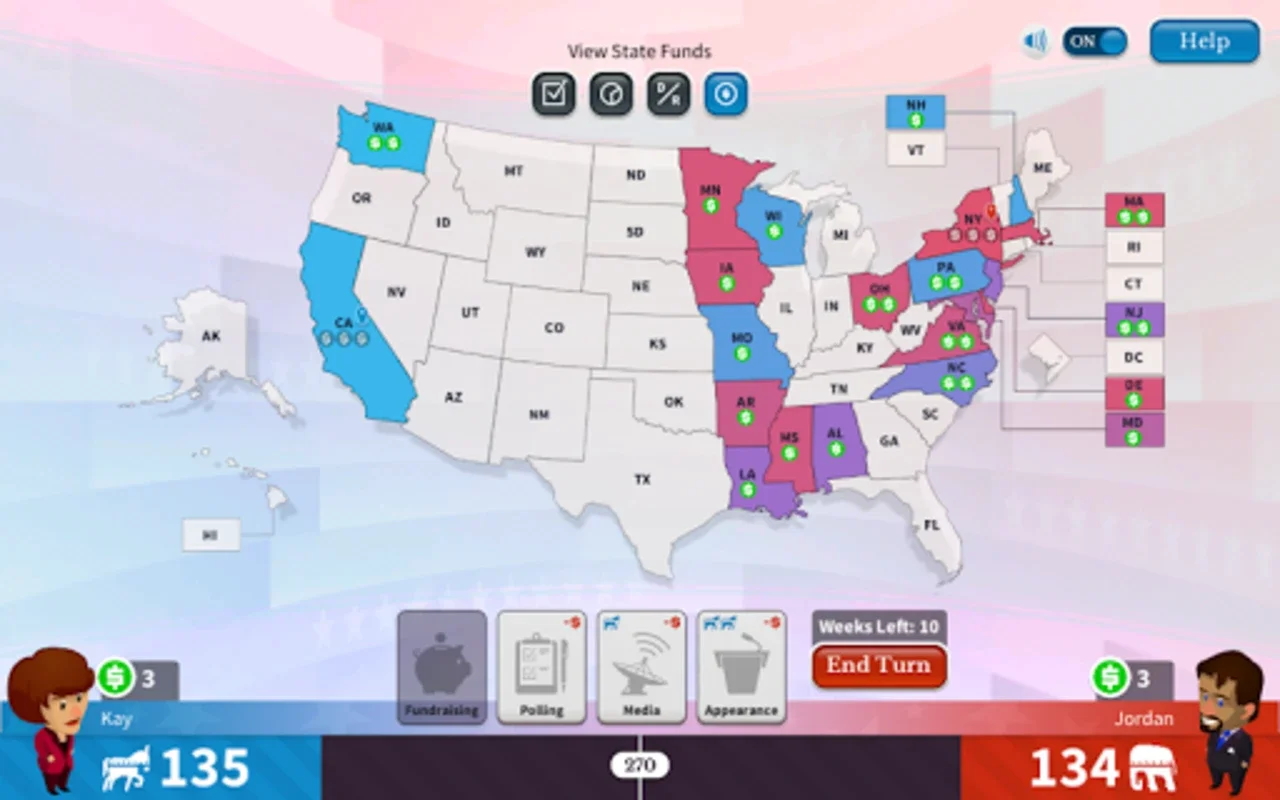 Win the White House for Android - Immersive Political Simulation